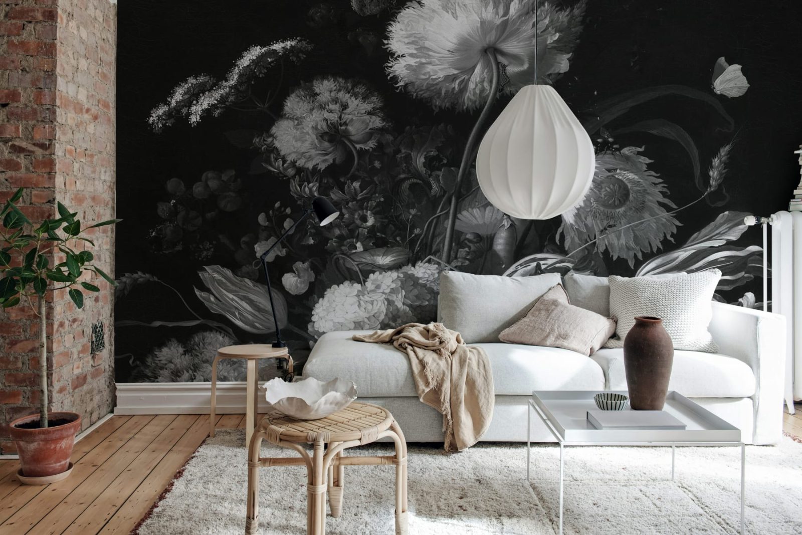 Bold Bouquet, Black, Rebel Walls 2