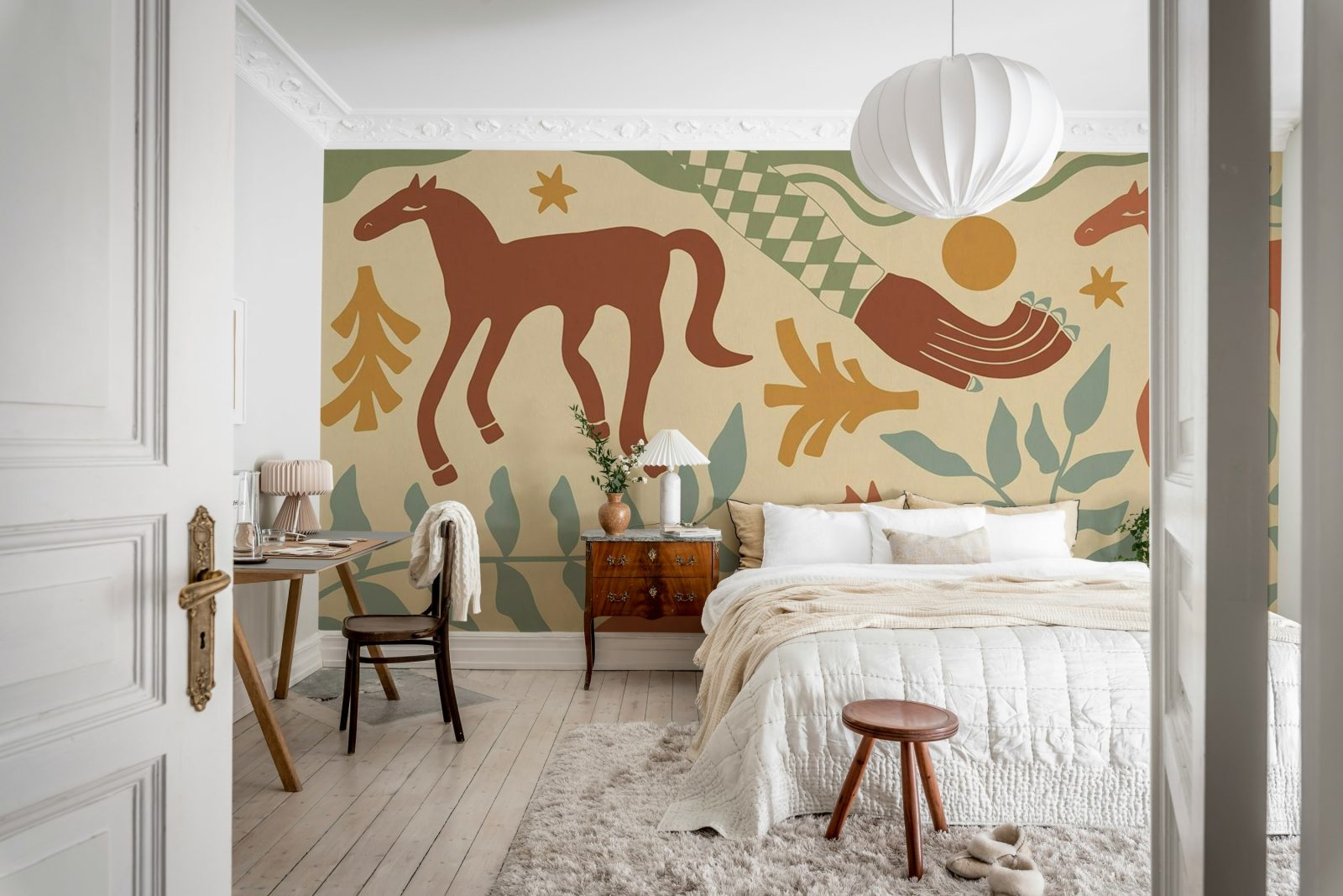Emmas Horses, Red & Green, Rebel Walls 2