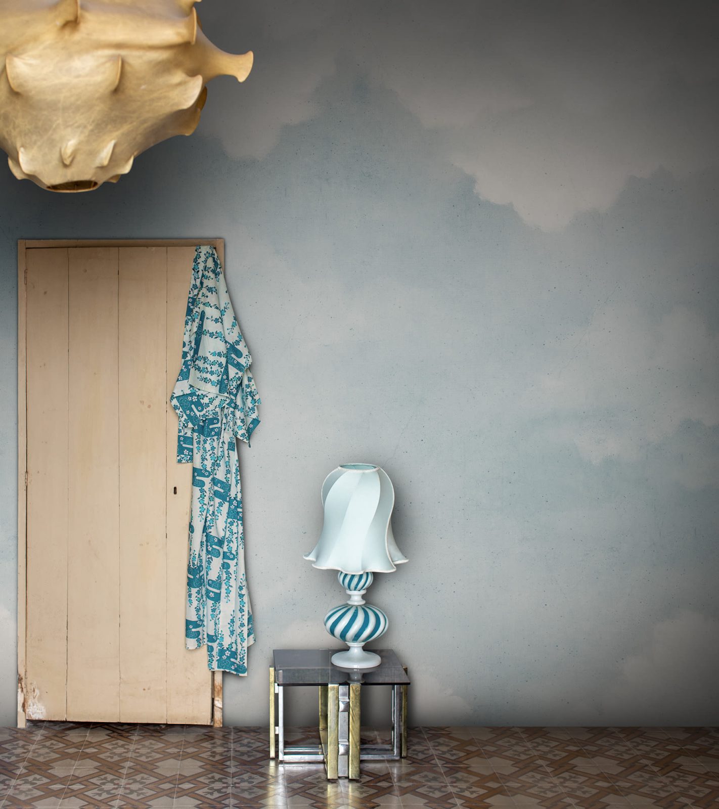 Sky of Clouds, Vintage, Rebel Walls 3