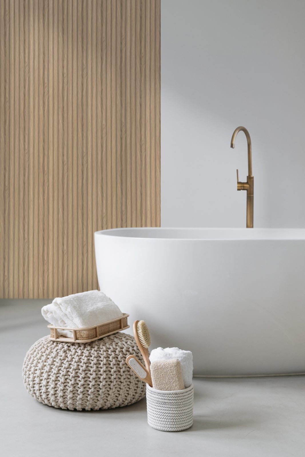 Riflaj decorativ 3D Onda, Stejar Natural, 270x11.2cm, Lamelio 6