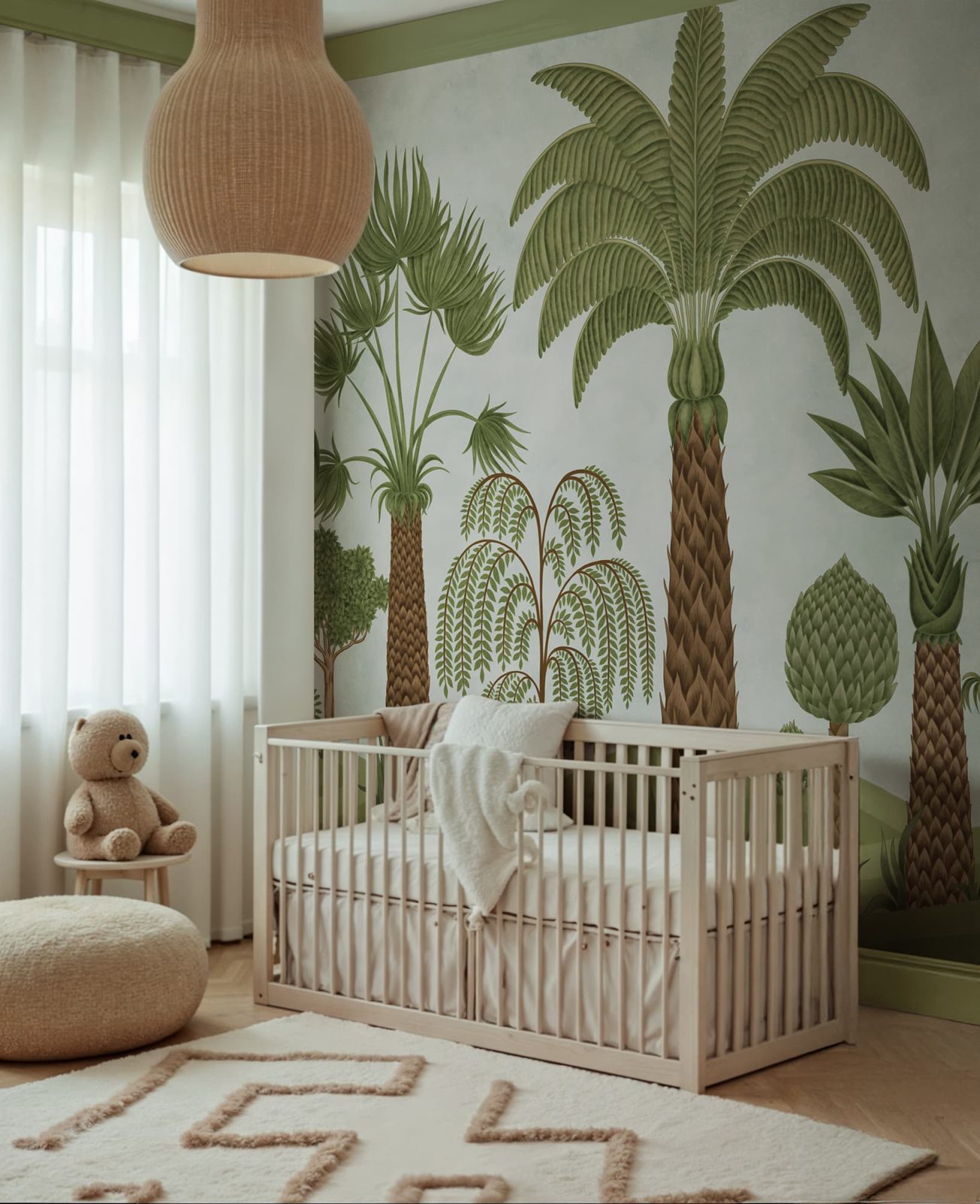 Botanical Bliss, Blue, Rebel Walls 3
