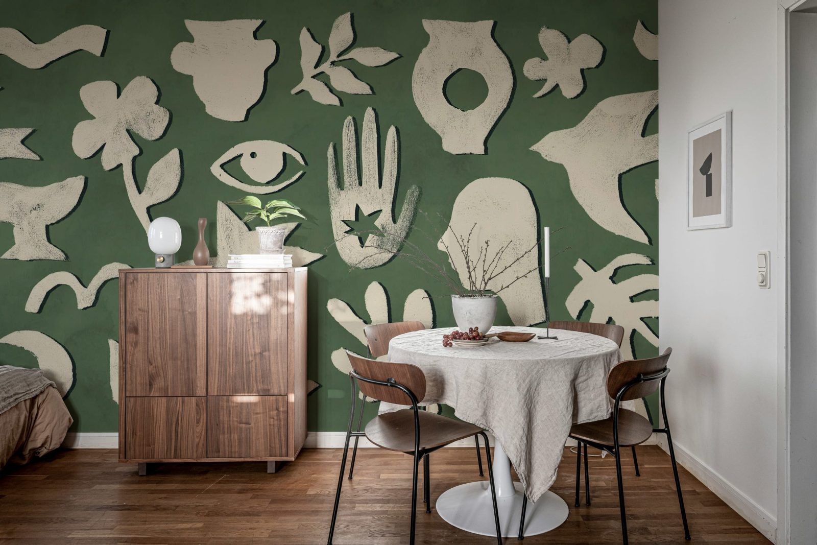Symbolic, Green & Beige, Rebel Walls 2