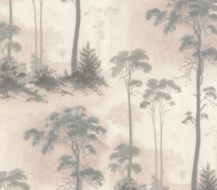 Prior Park, Pink Luxury Tree, 1838 Wallcoverings, 5.3mp / rola
