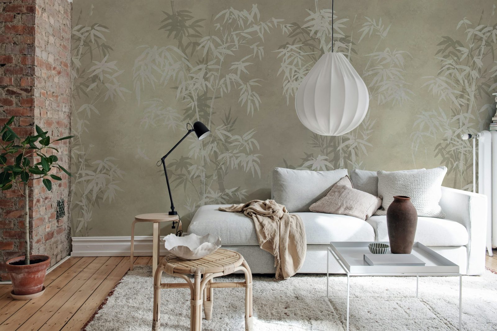Bambusa, Beige, Rebel Walls 3