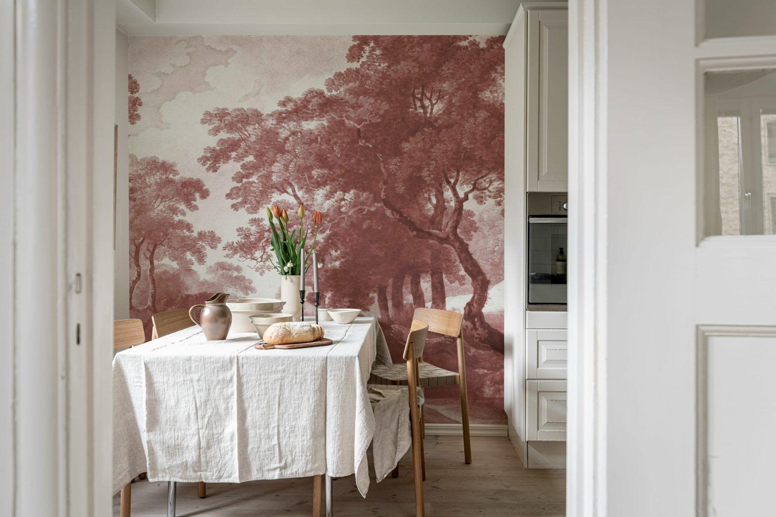The Vintage Grove, Burgundy, Rebel Walls 3