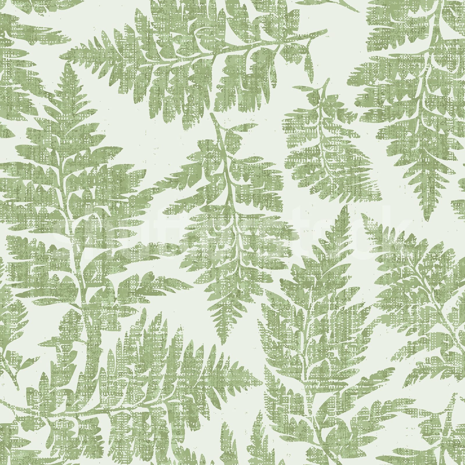 Fern Print, Green, Rebel Walls