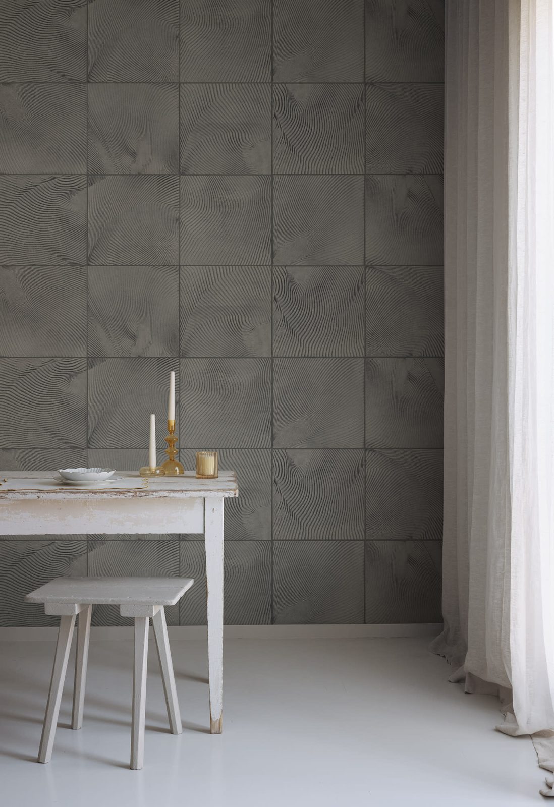 Craft Tiles, Gray, Rebel Walls 3