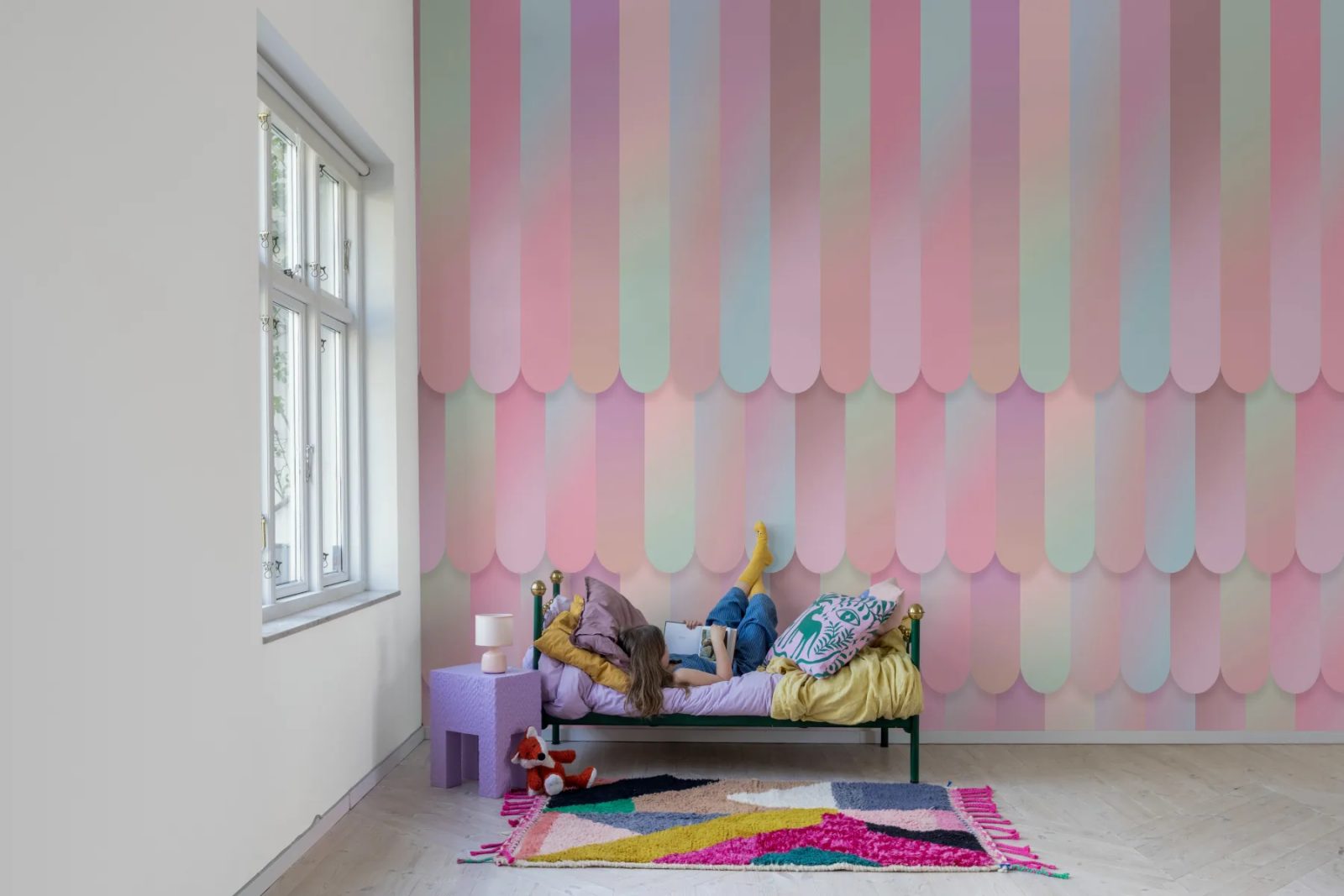 Gradient Stripes, Rainbow, Rebel Walls 2