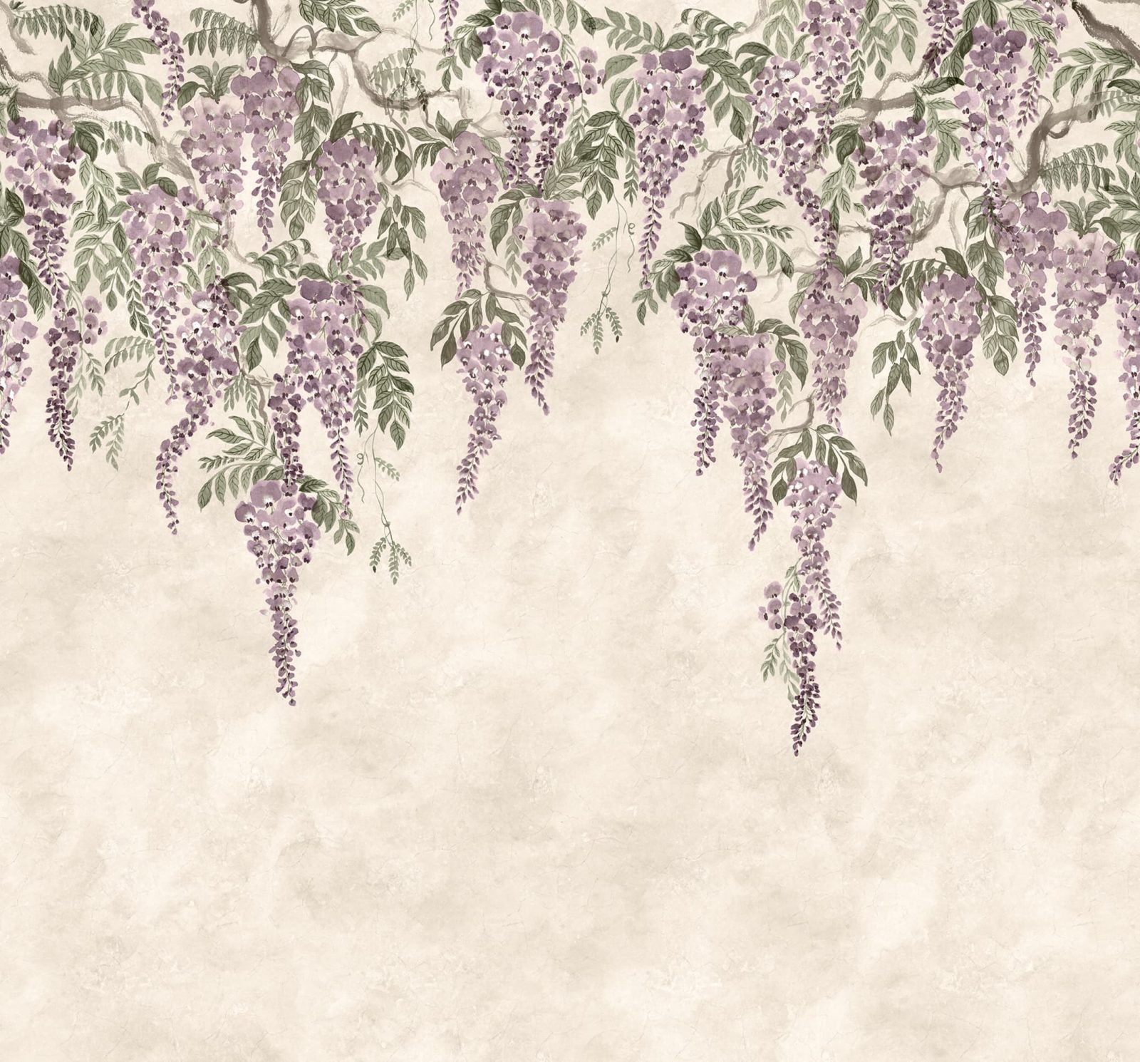 Whispers Wisteria, Purple, Rebel Walls