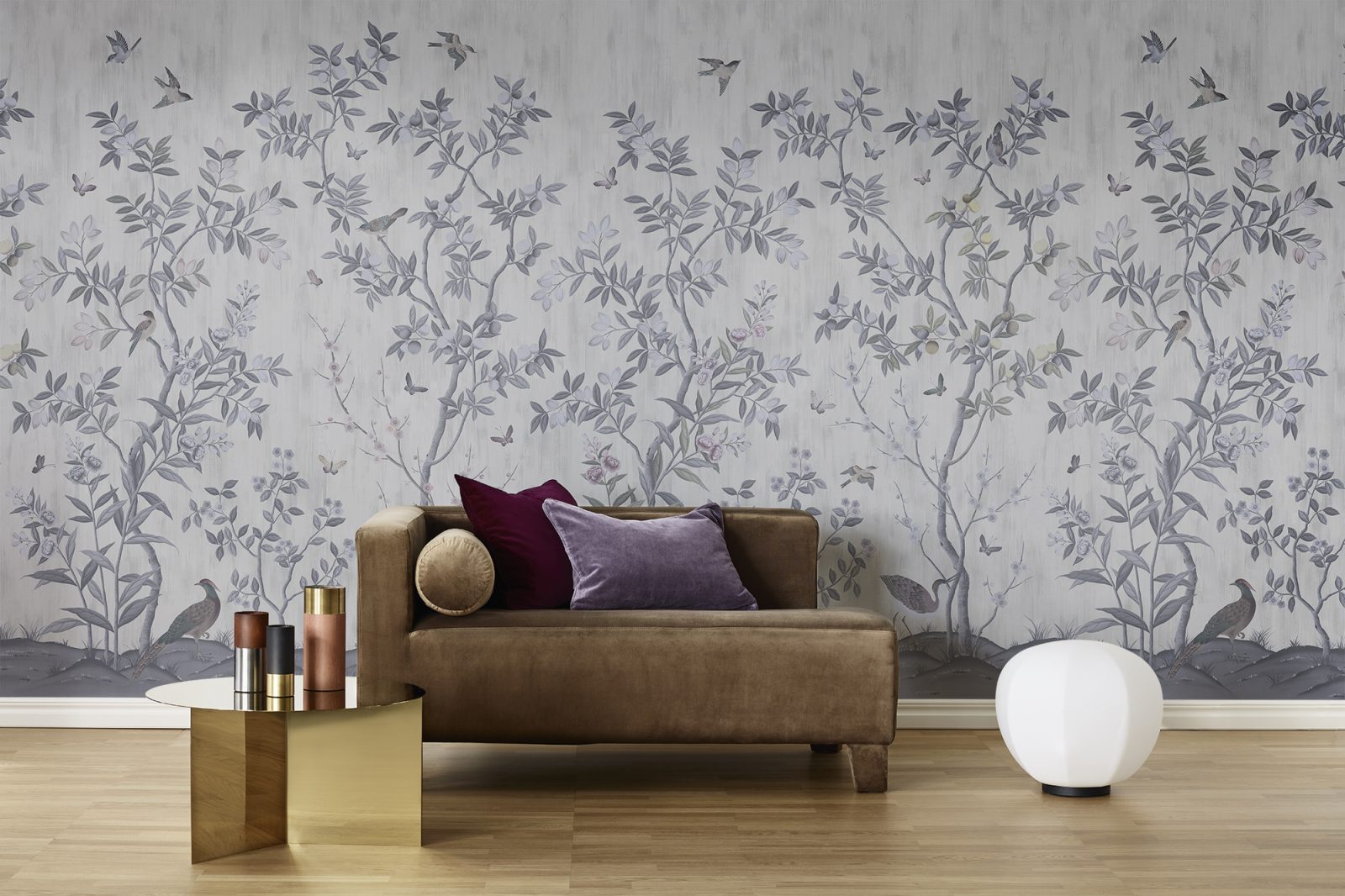 Chinoiserie Chic, Pearl Gray, Rebel Walls 2