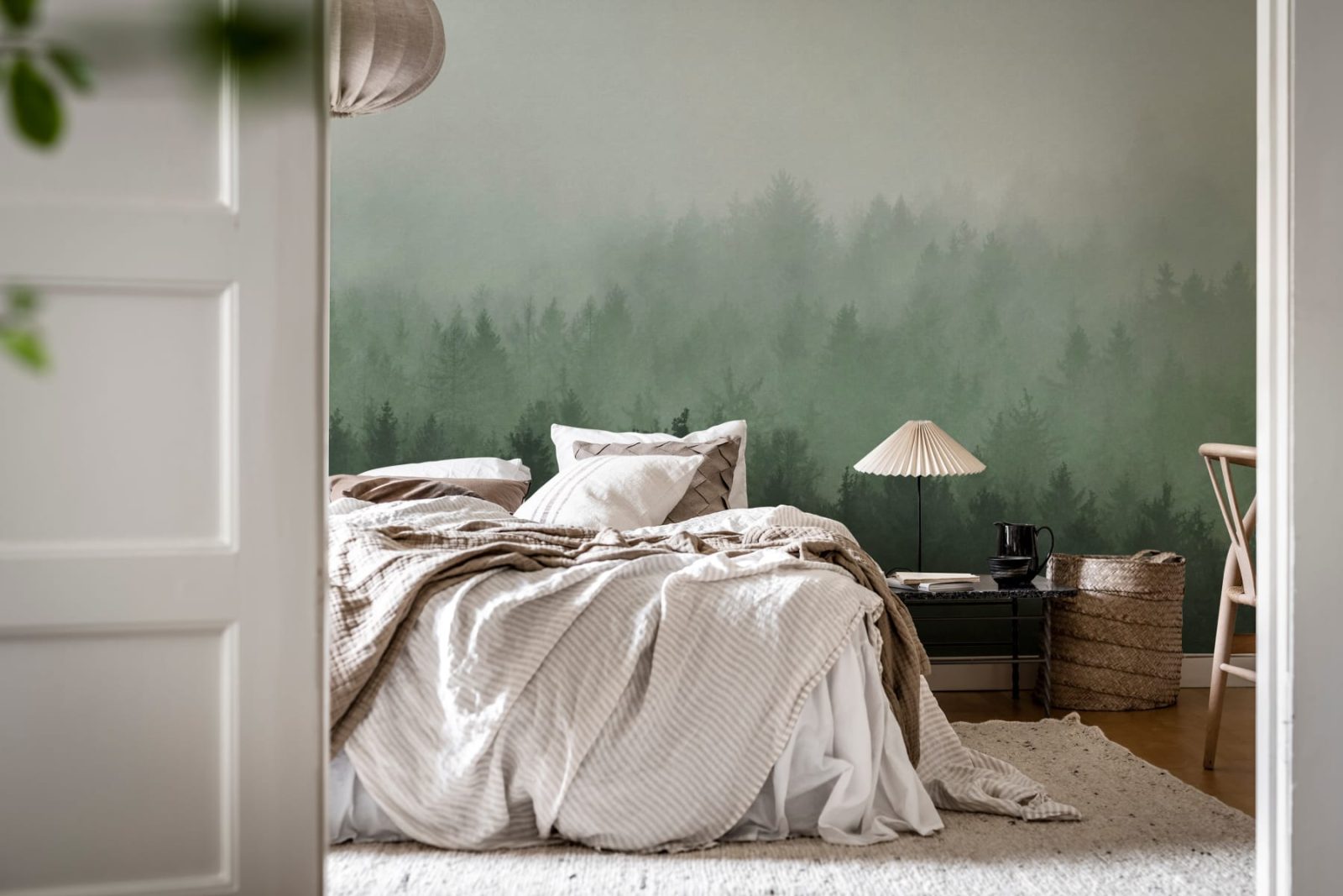 Cloudy Forest, Green, Rebel Walls 3