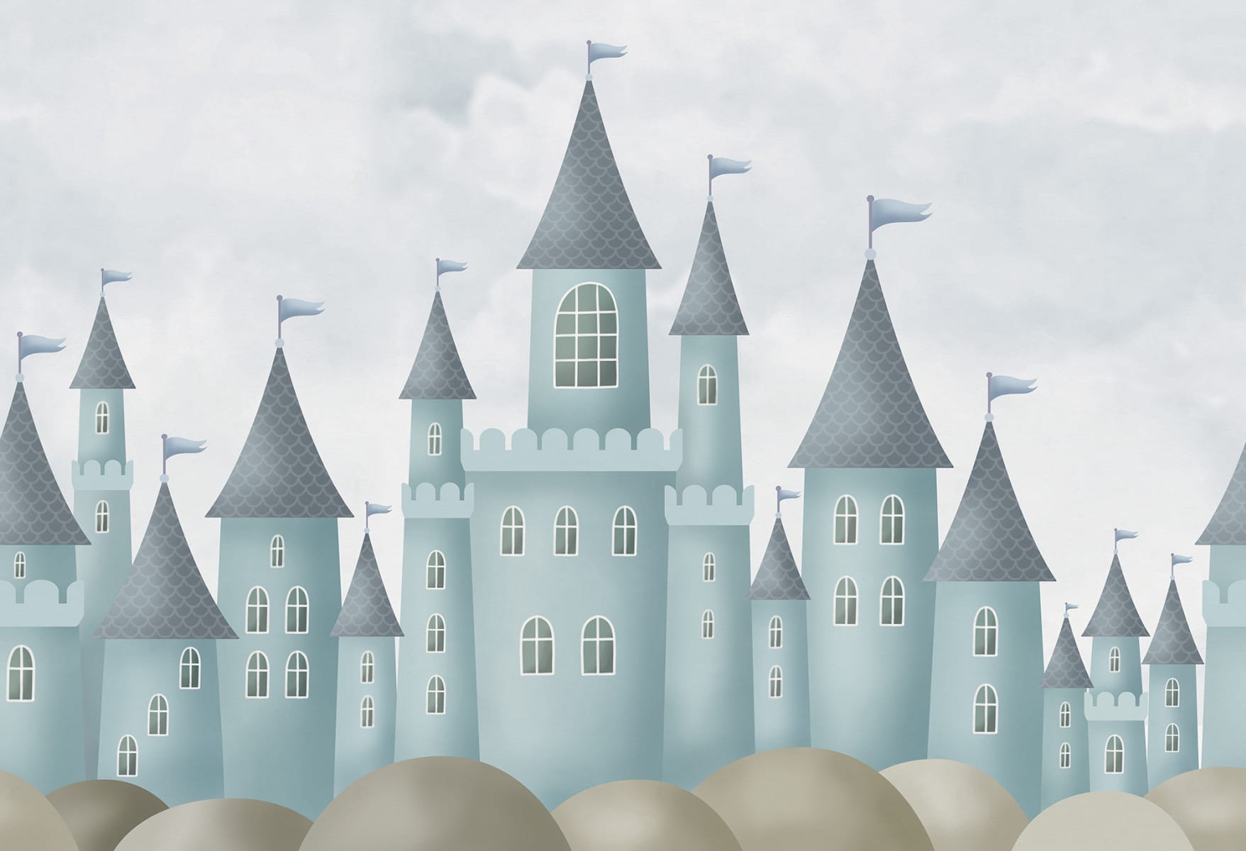 Castle Village, Blue, Rebel Walls