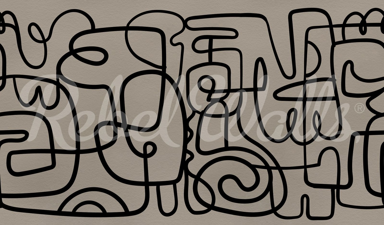 Artsy, Warm Grey, Rebel Walls