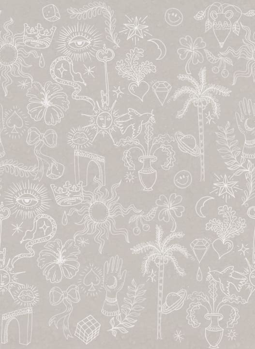 Doodle, Beige, Rebel Walls