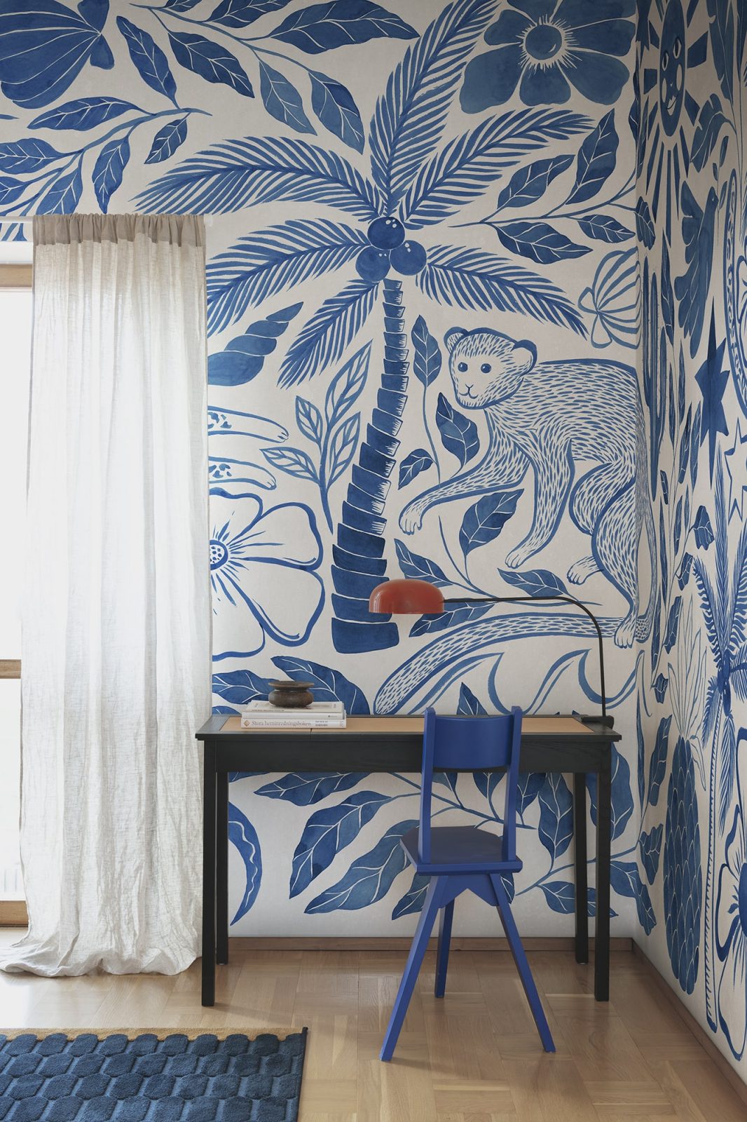 Midnight Tropics, Blue, Rebel Walls 3