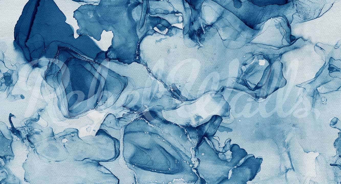 Blue Watercolors, Rebel Walls