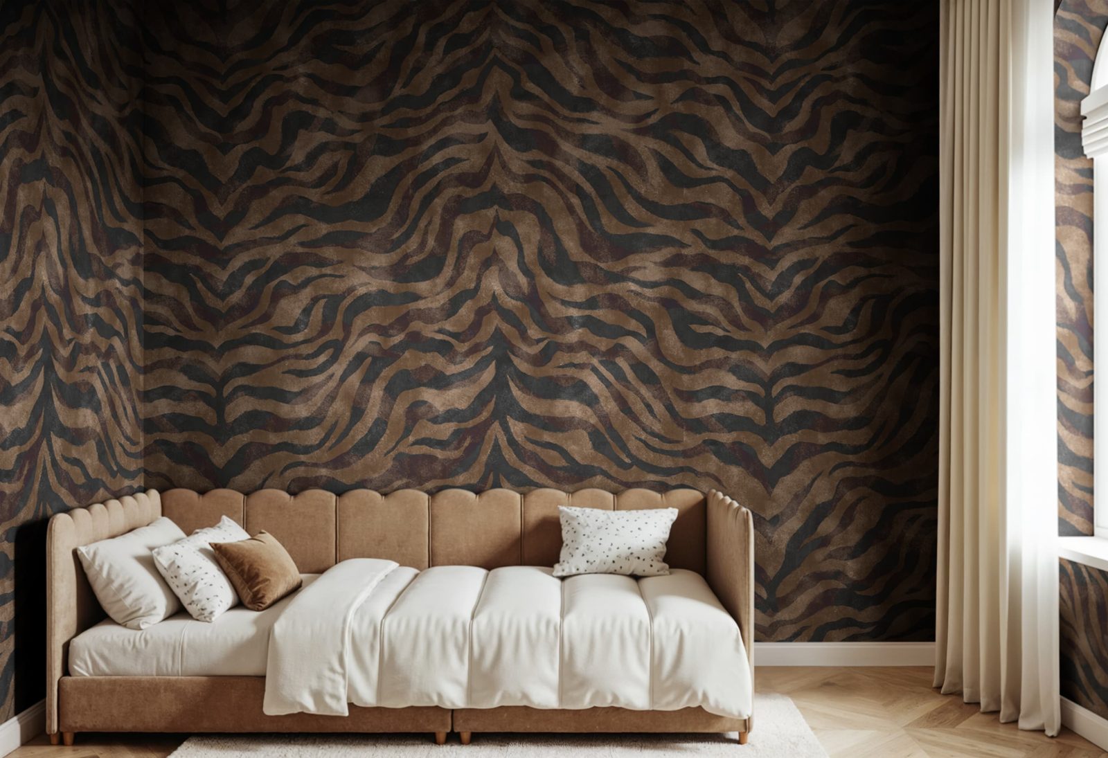 Animal Luxe, Brown, Rebel Walls 3