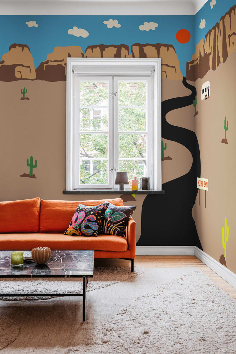 Camper, Brown, Rebel Walls 3