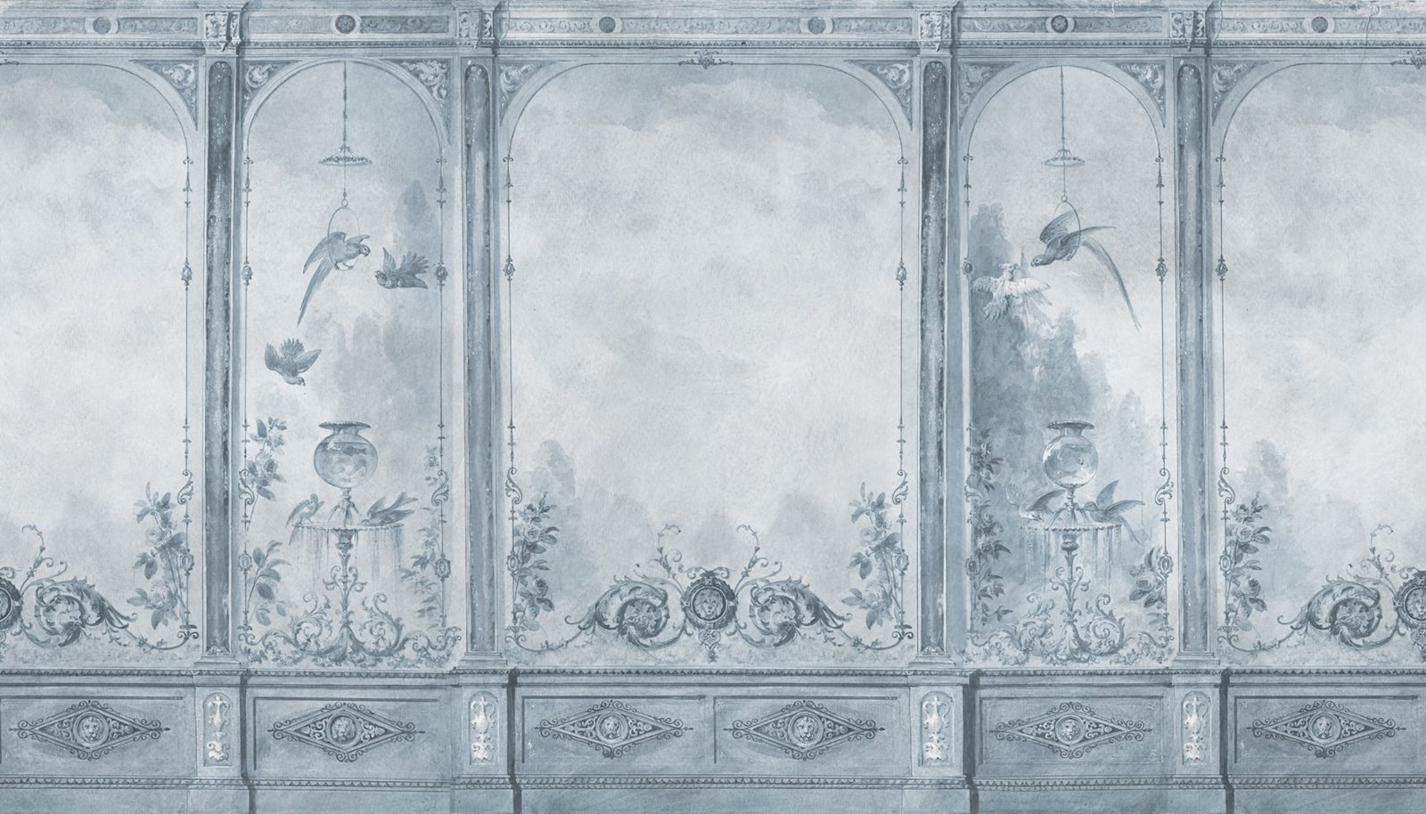 Poetic Panels, Blue, Rebel Walls