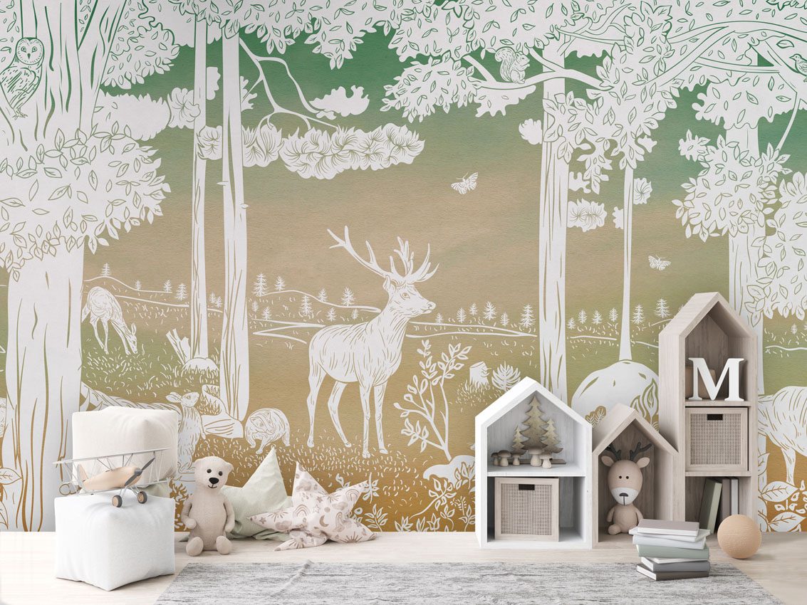 Monochrome Forest - Green Sky, Kikki Belle 3