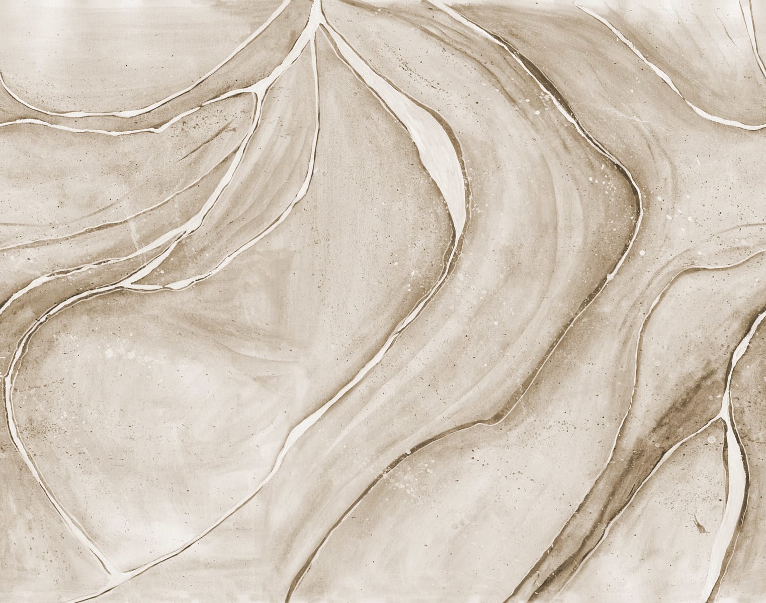Watercolor Flow, Beige, Rebel Walls