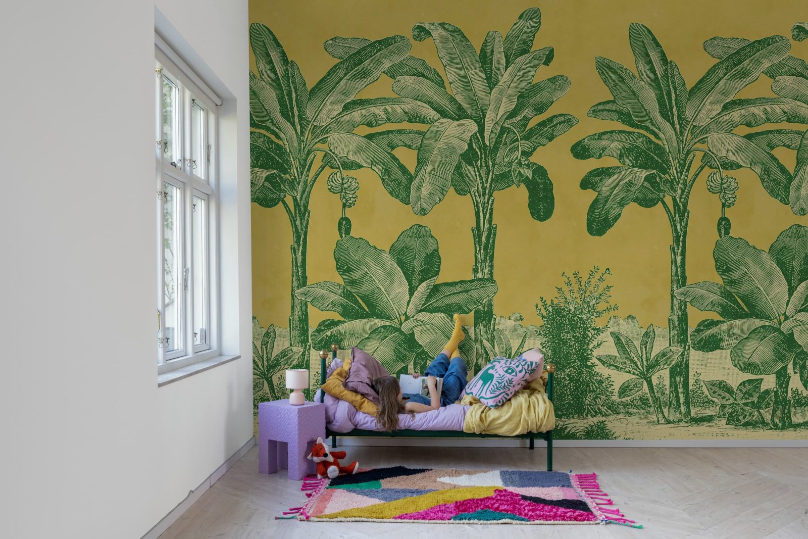 Timeless Tropics, Yellow, Rebel Walls 2