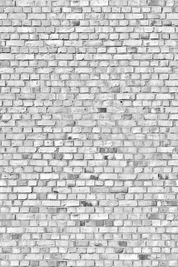 Brick Wall, White, Rebel Walls