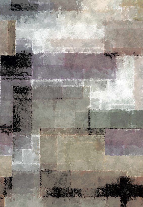Spectrum, Mocha Purple Luxury Geometric, 1838 Wallcoverings, 6.5mp / rola
