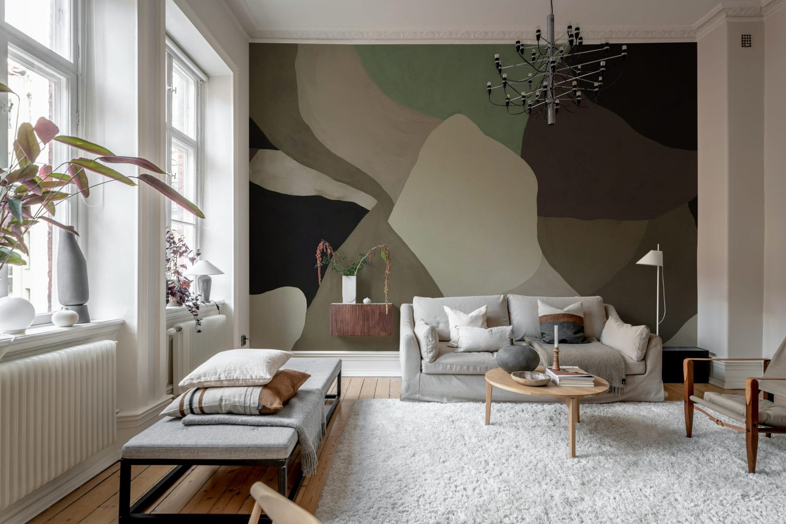 Abstract Fields, Brown, Rebel Walls 2