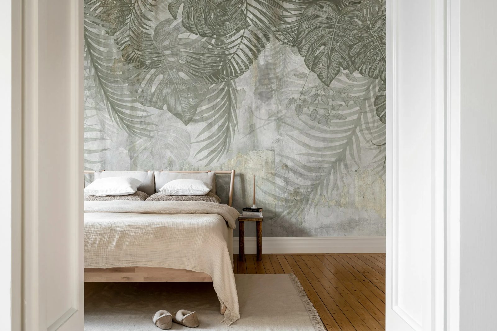 Monstera Wall, Gray, Rebel Walls 2