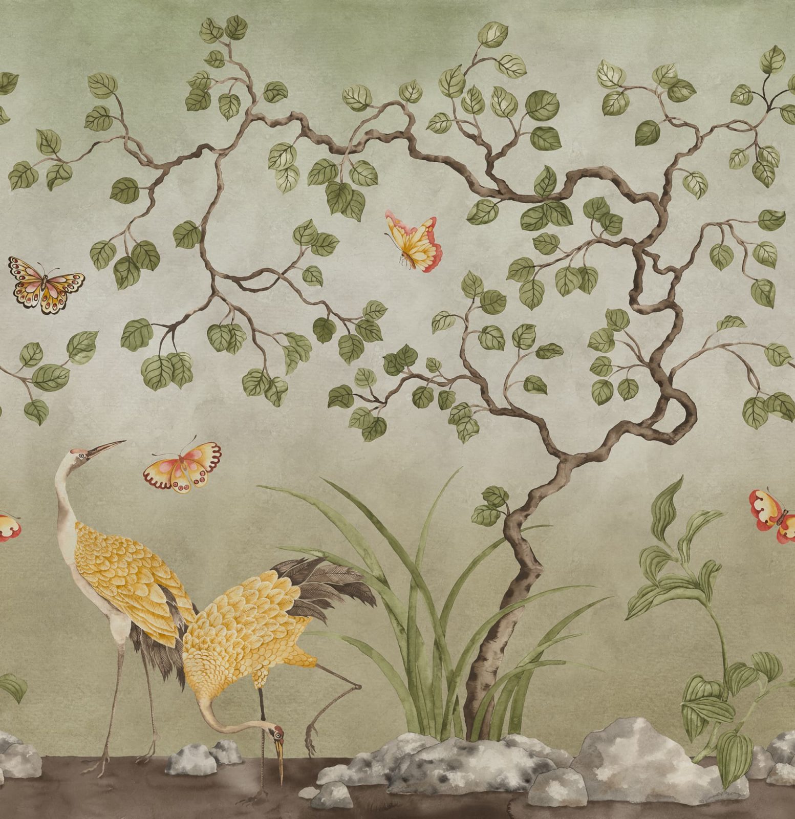 Where Cranes Dream, Green, Rebel Walls