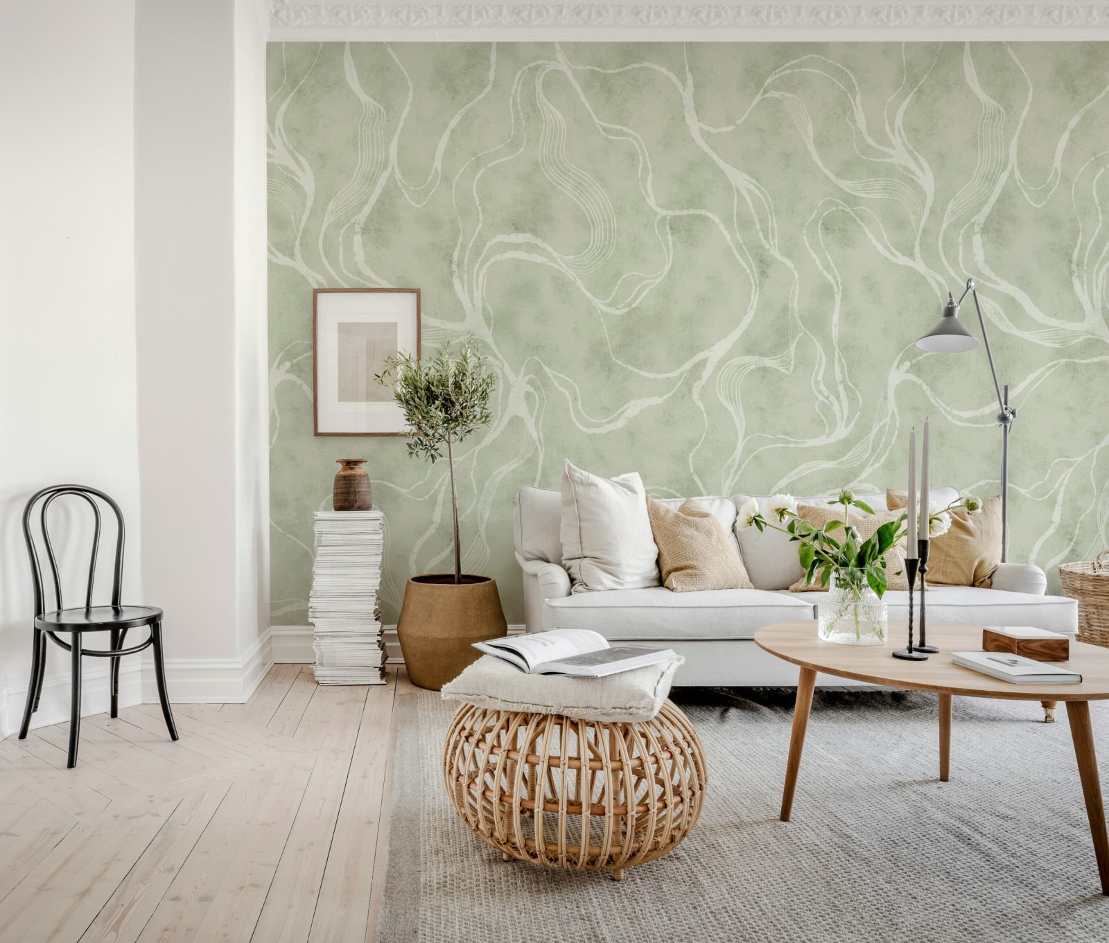 Soft Curve, Green, Rebel Walls 2
