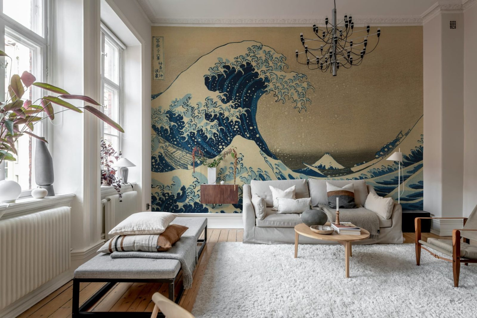Under the Wave off Kanagawa by Hokusai, Rebel Walls 2