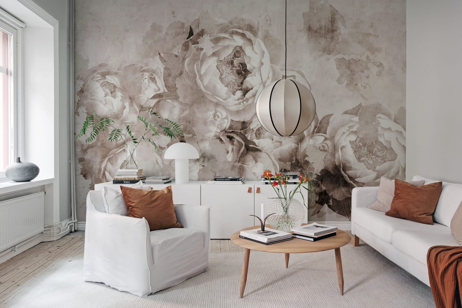 Peony Garden, Vintage, Rebel Walls 2