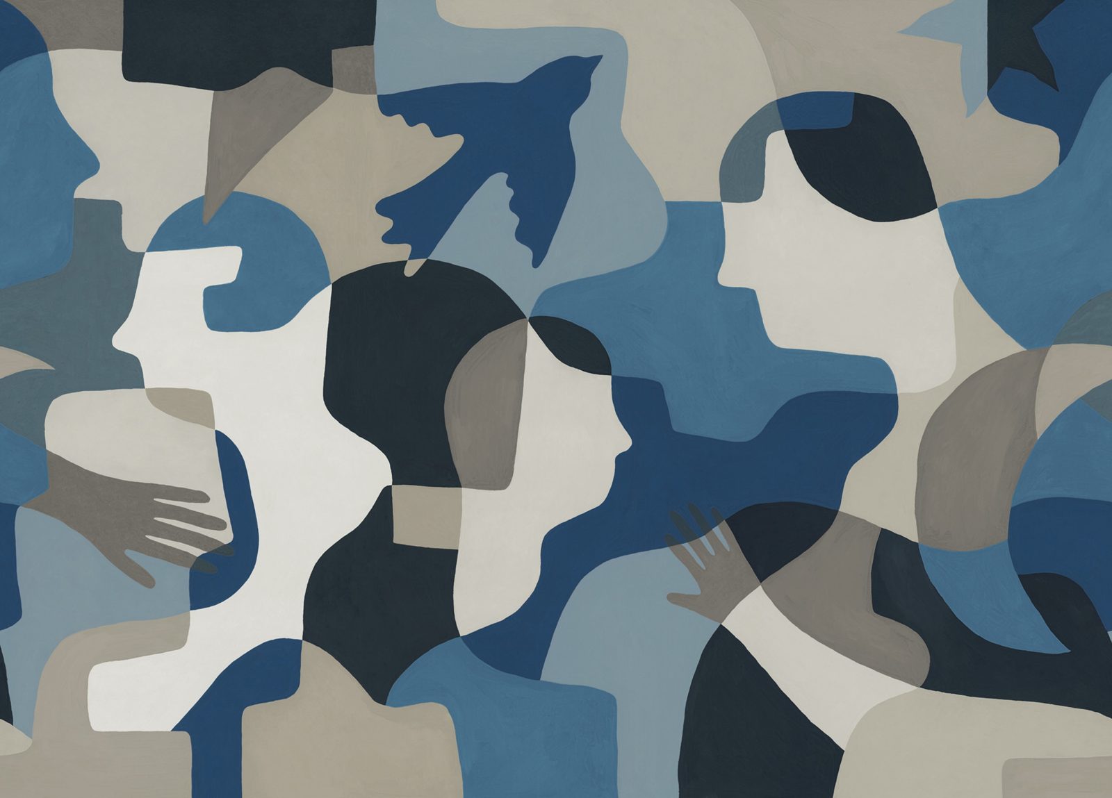 Silent Conversation, Blue, Rebel Walls