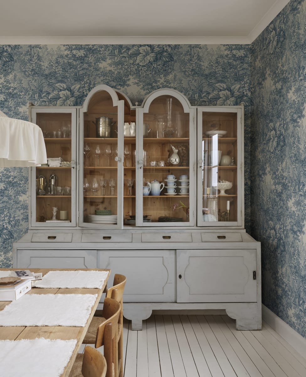 Forest Toile, Blue, Sandberg 2