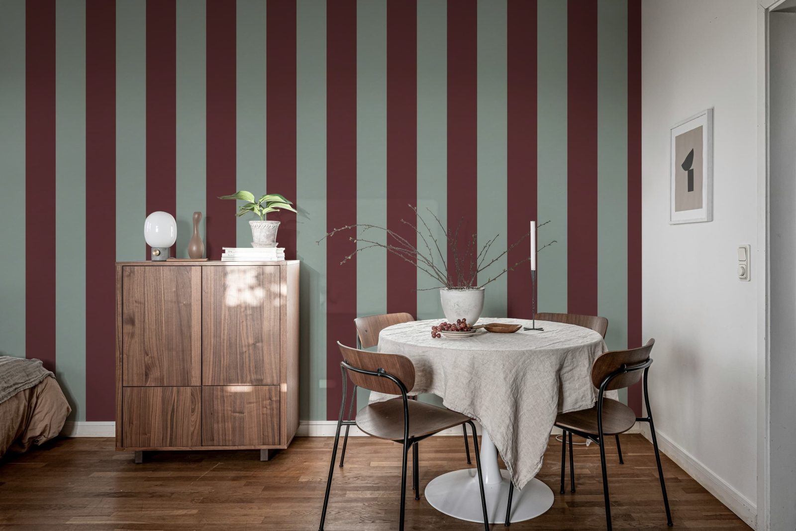 Bold Stripes, Blue, Rebel Walls 4
