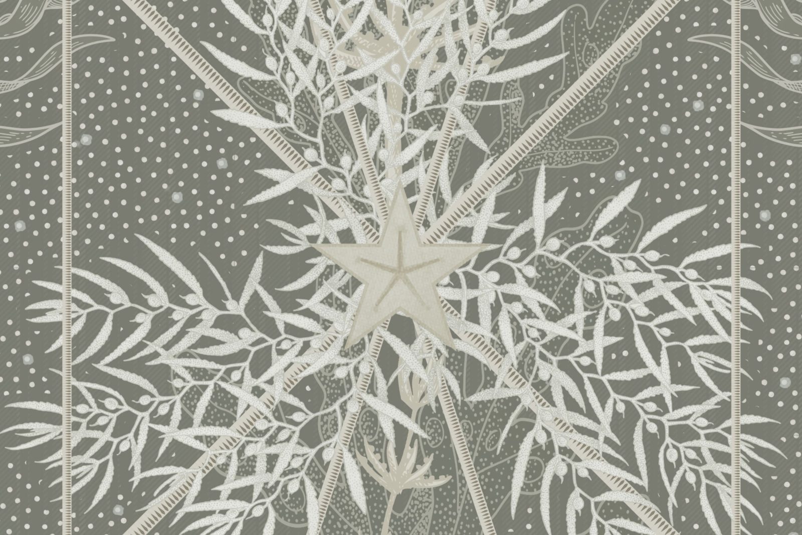 Seaweed & Stars, Green, Rebel Walls 4