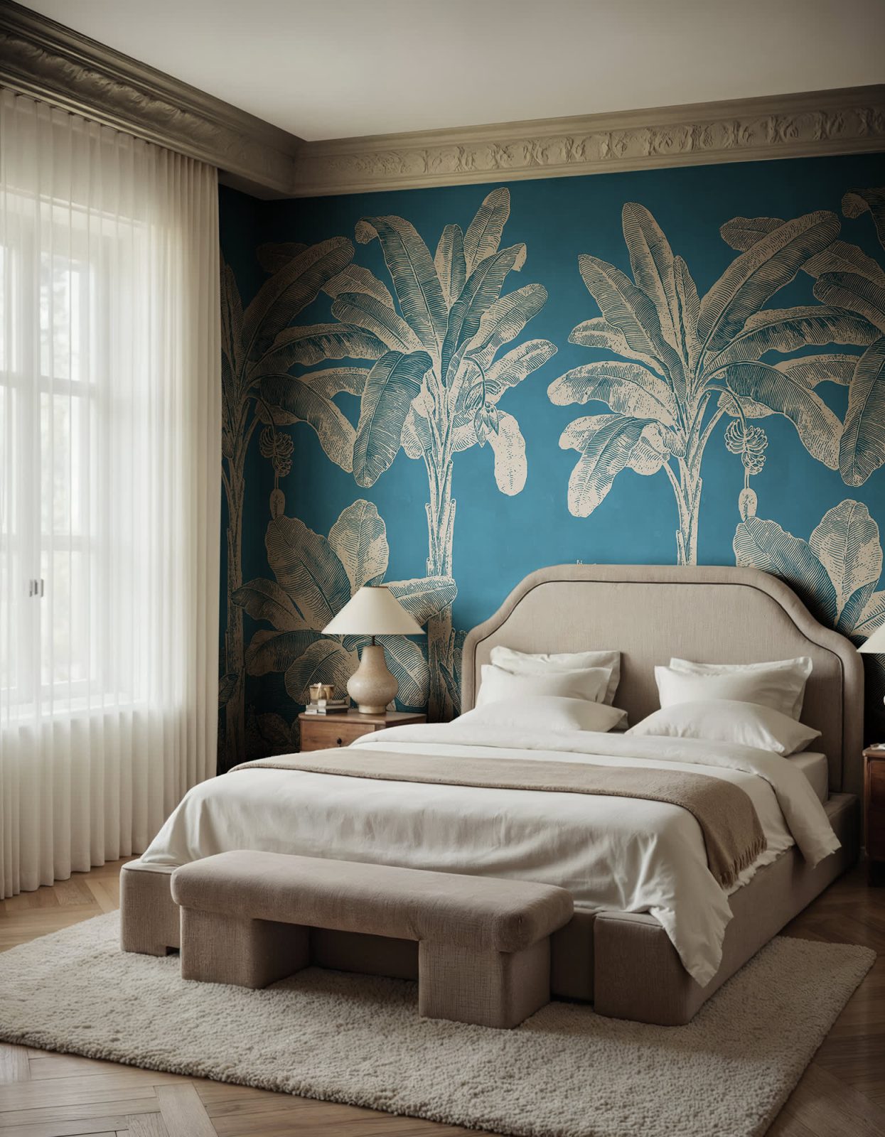 Timeless Tropics, Blue, Rebel Walls 3