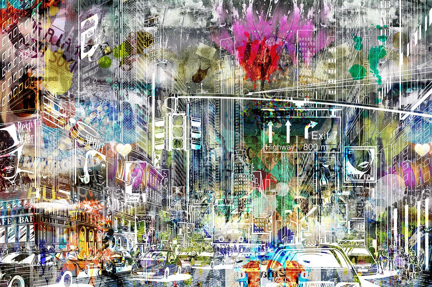 Cartoon City, Graffiti, Rebel Walls