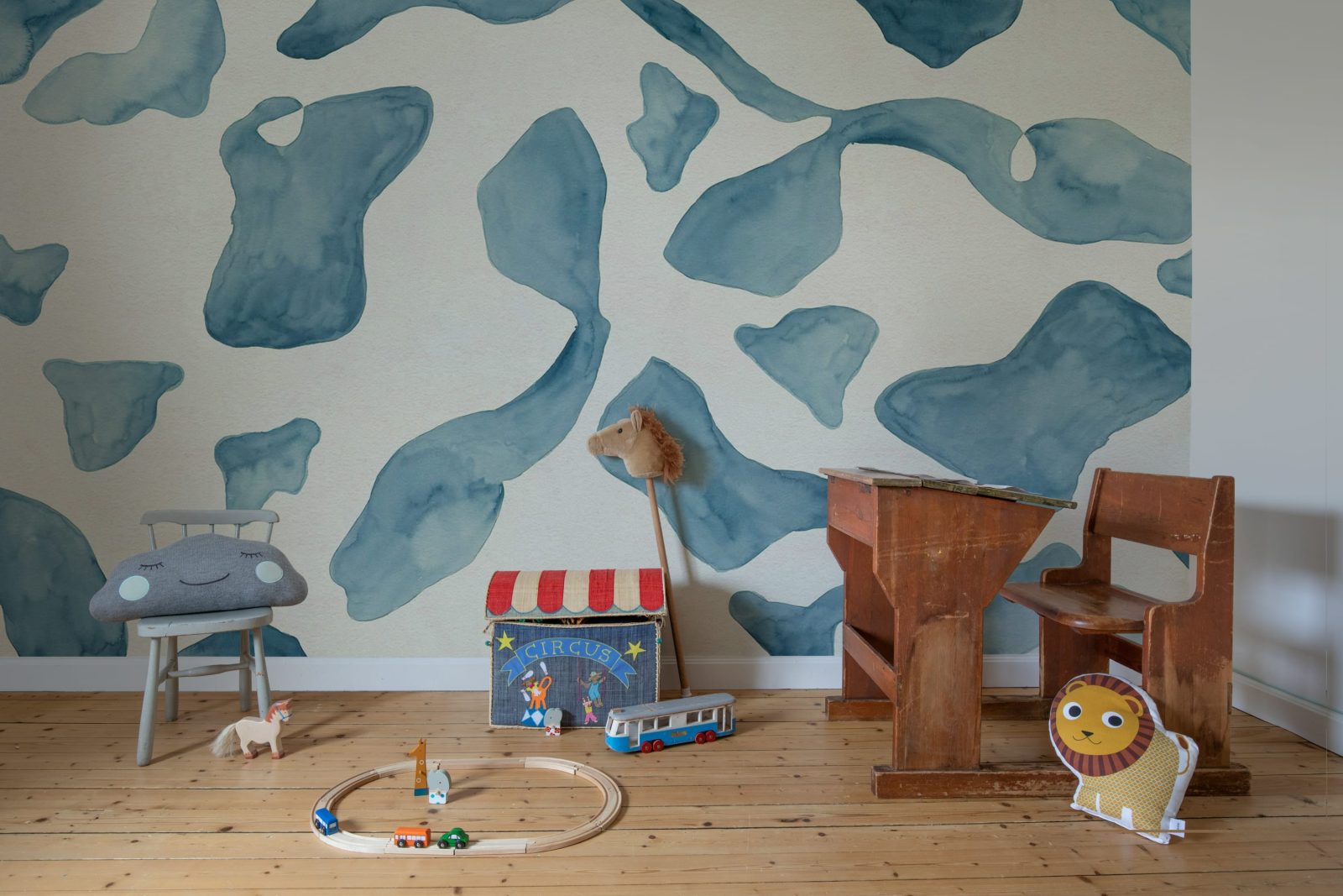 Abstract Motifs, Blue, Rebel Walls 2