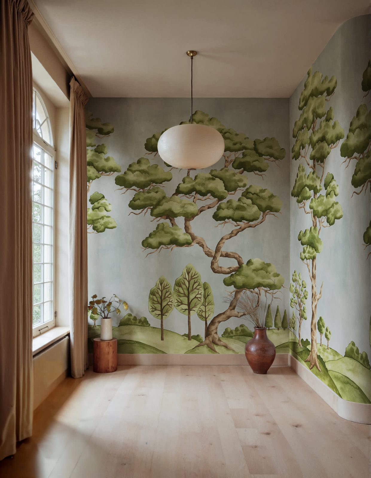 Poetic Trees, Light Blue, Rebel Walls 2