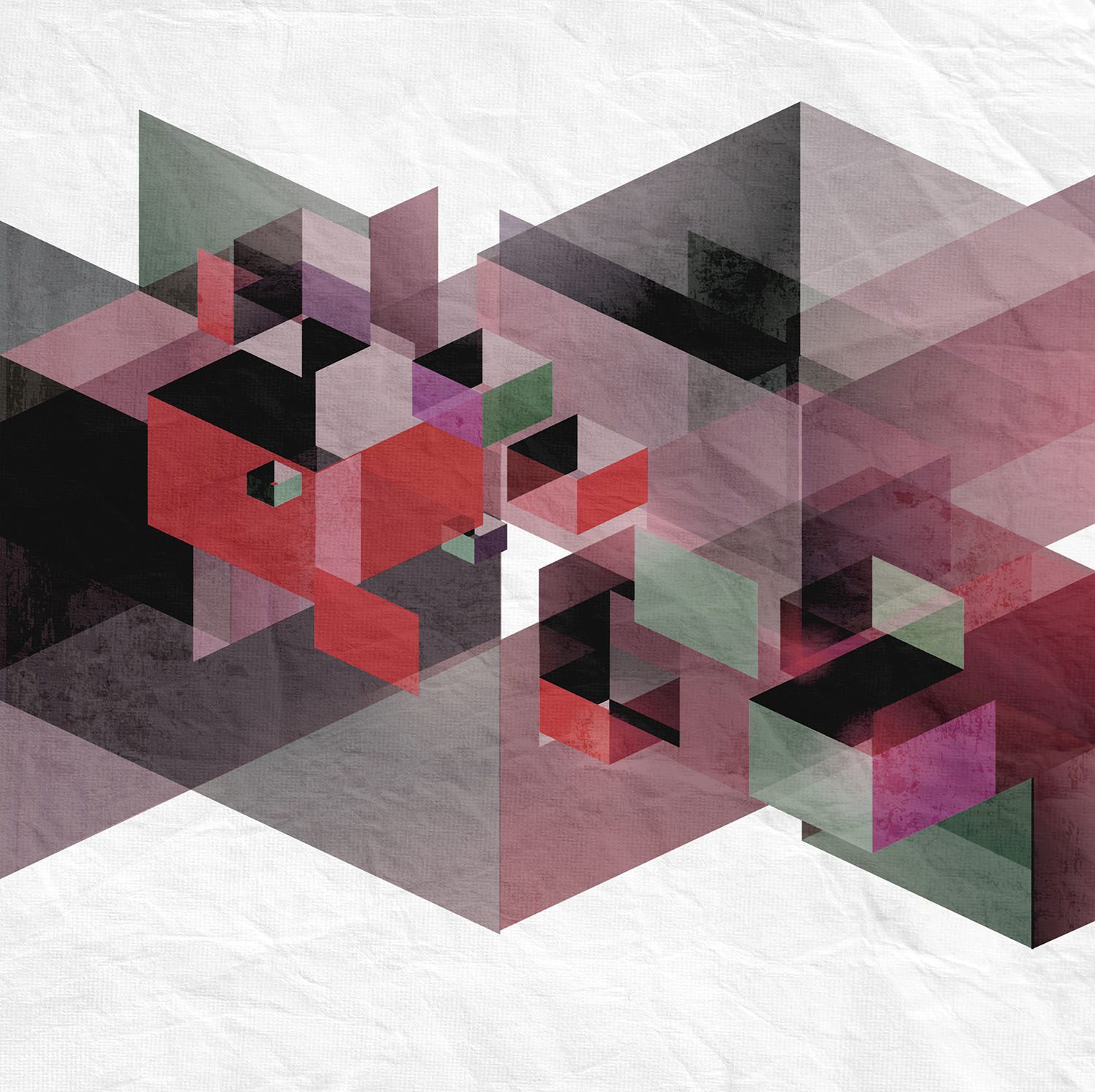 Fractal, Red, Rebel Walls