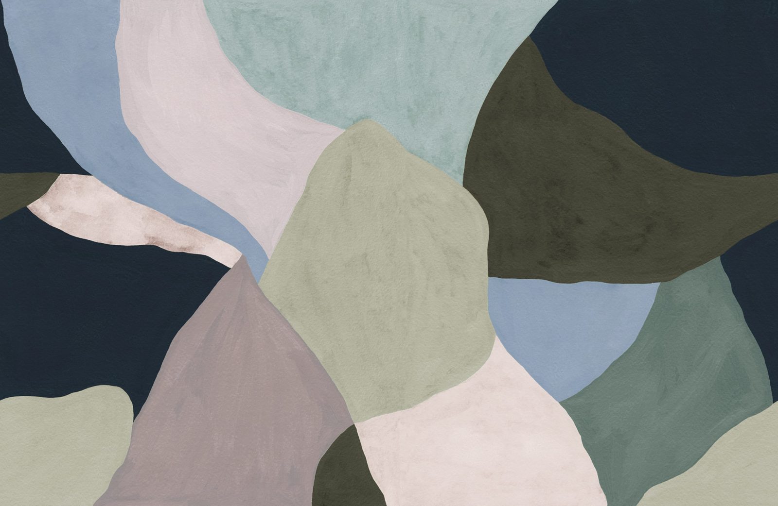Abstract Fields, Pink & Blue, Rebel Walls
