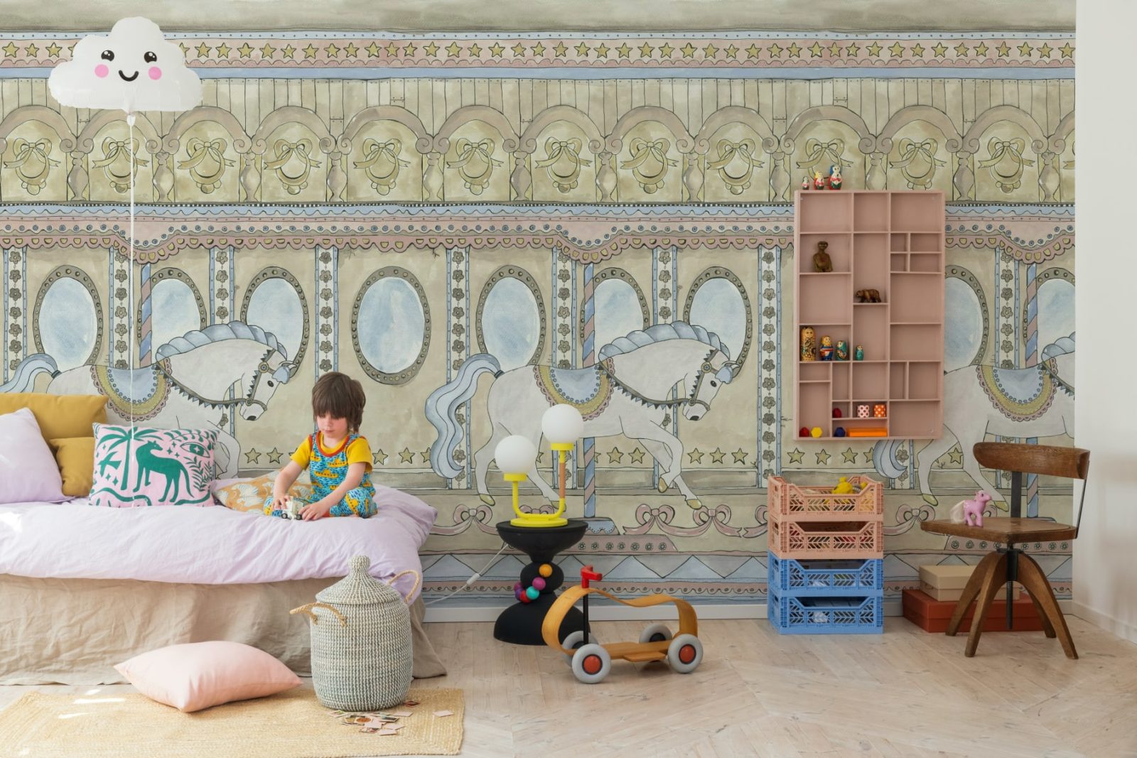 Merry Go Around, Pastel, Rebel Walls 2