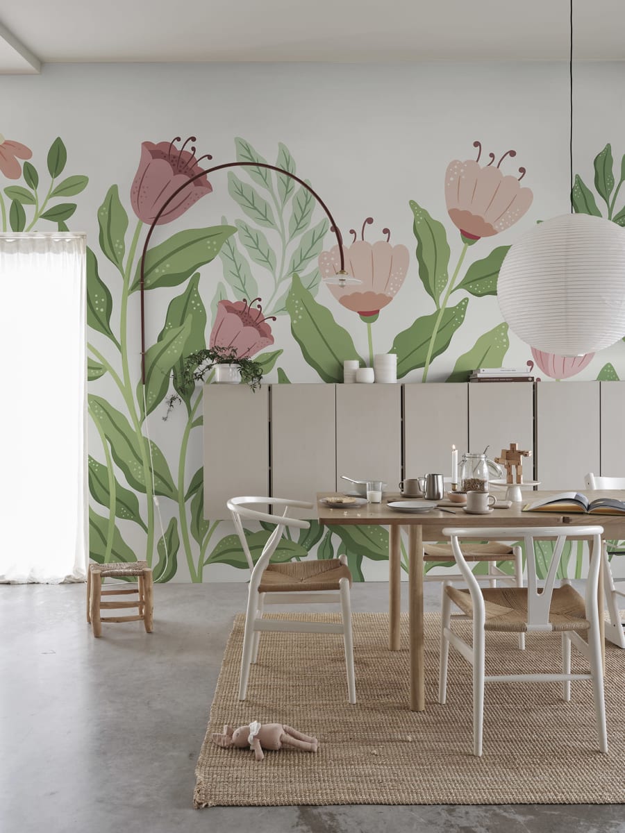 Big Blossom, Pink, Rebel Walls 2