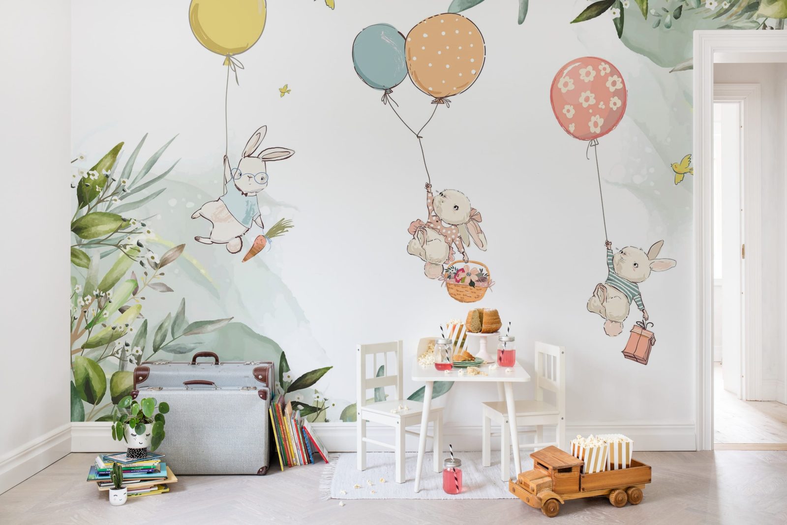 Baloon Adventure, Pastel, Rebel Walls 2