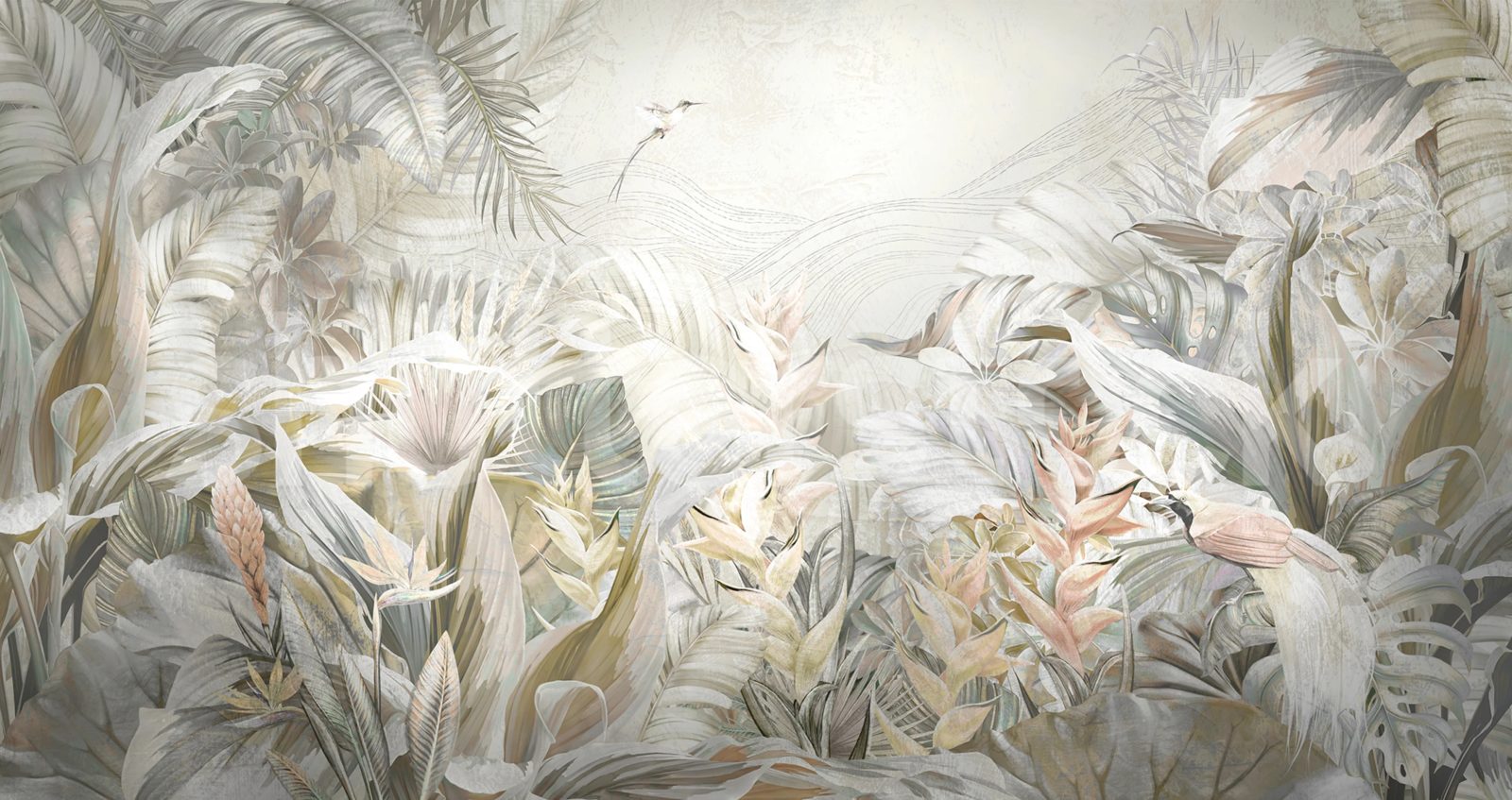Jungle Plants, Vintage, Rebel Walls