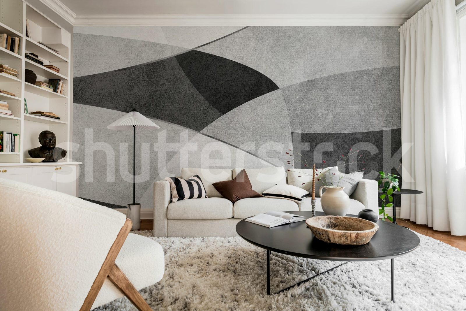 Shapes and Forms, Gray, Rebel Walls 2
