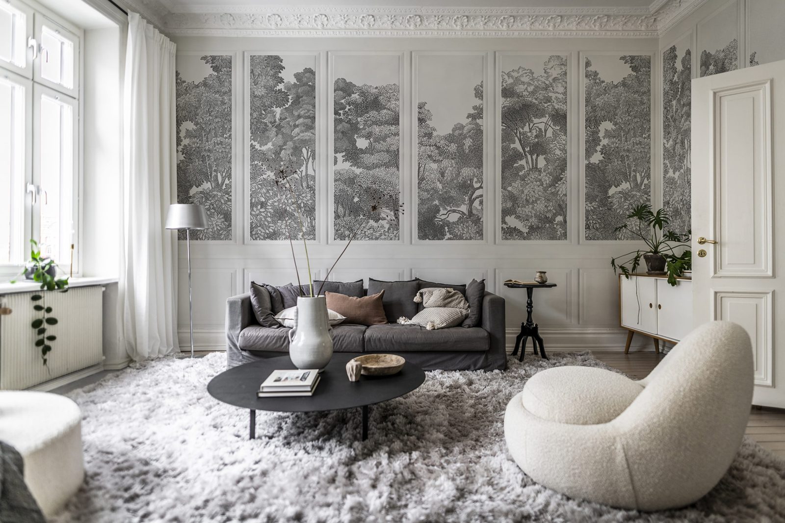 Bellewood Panels, Graphite, Rebel Walls 2